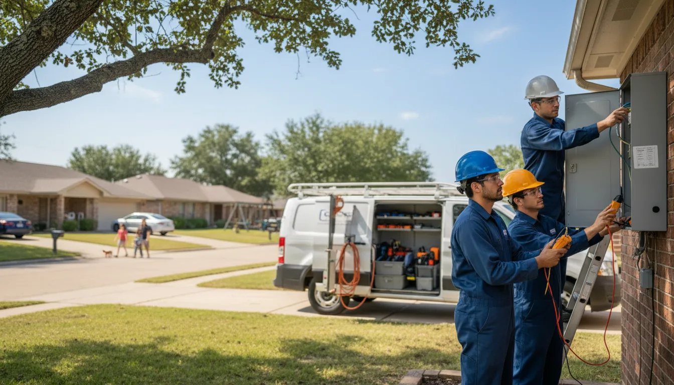 Certified electrician providing emergency electrical services in Littcarr, KY